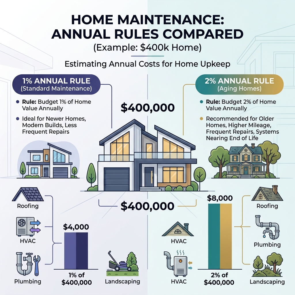 Annual Home Maintenance Rules Graphic